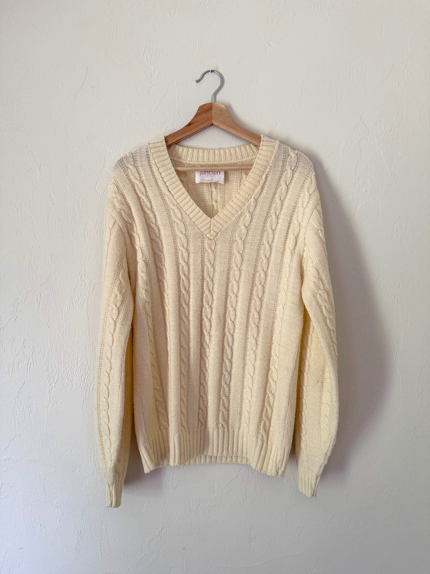 Jantzen Cable Knit Sweater