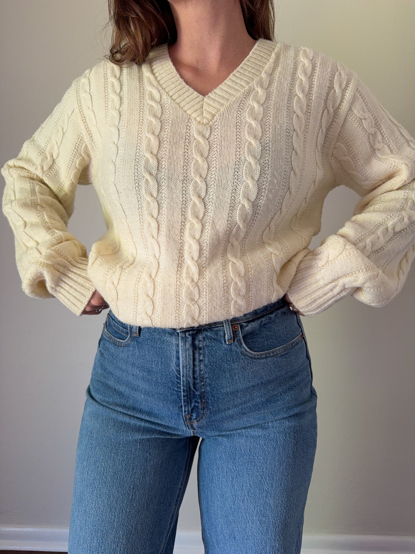Jantzen Cable Knit Sweater