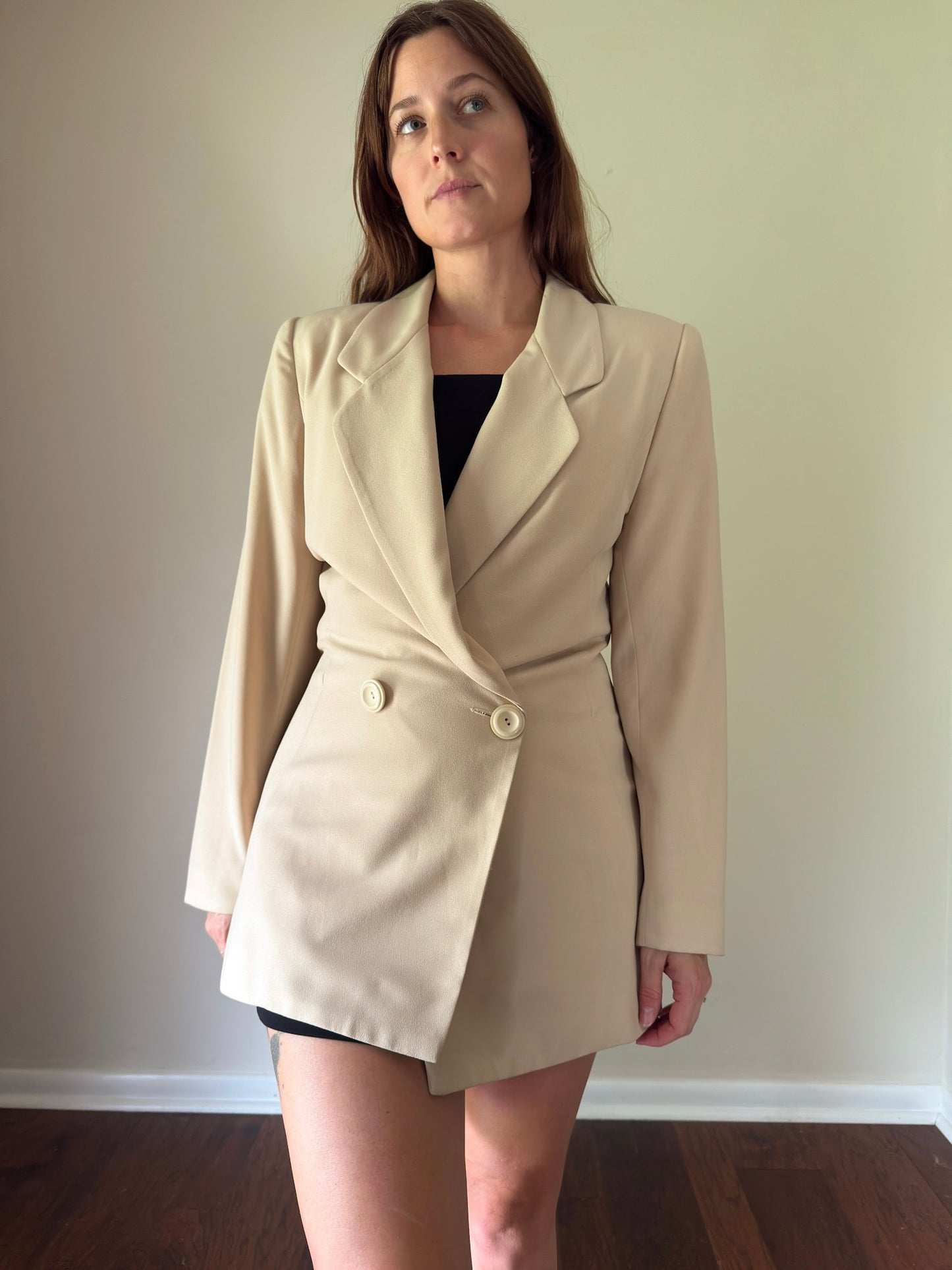Lily & Taylor Double Button Blazer