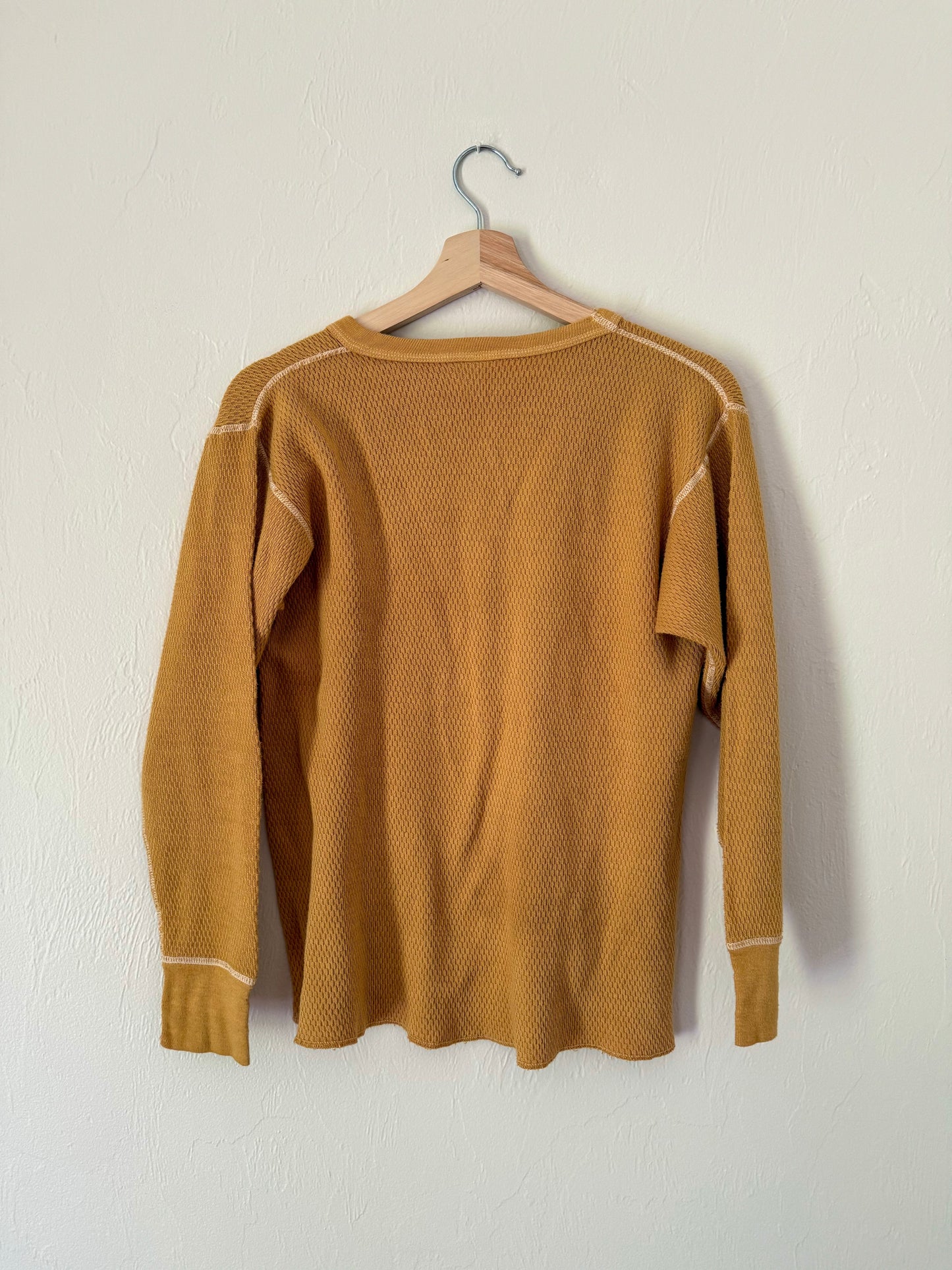 70s JC Penney Mustard Thermal