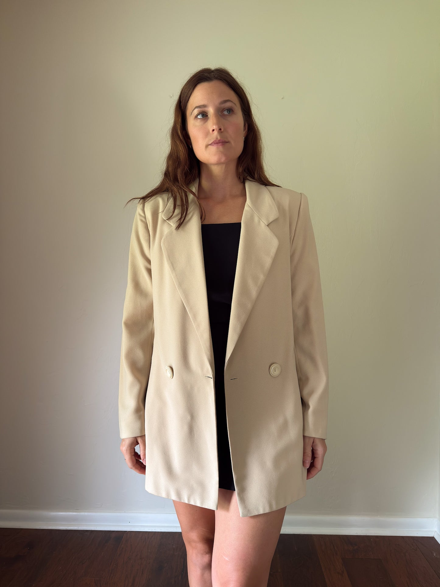 Lily & Taylor Double Button Blazer