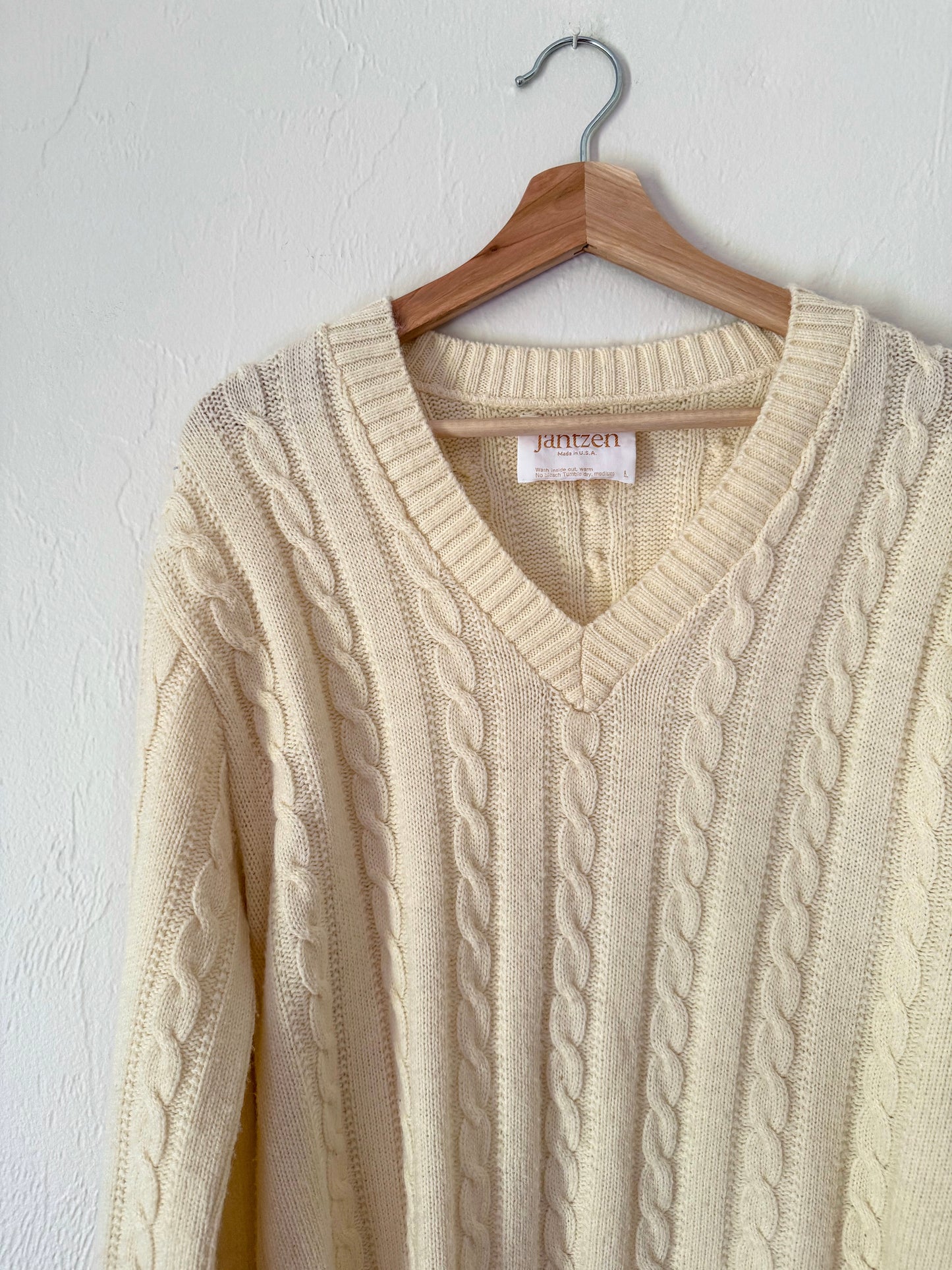 Jantzen Cable Knit Sweater