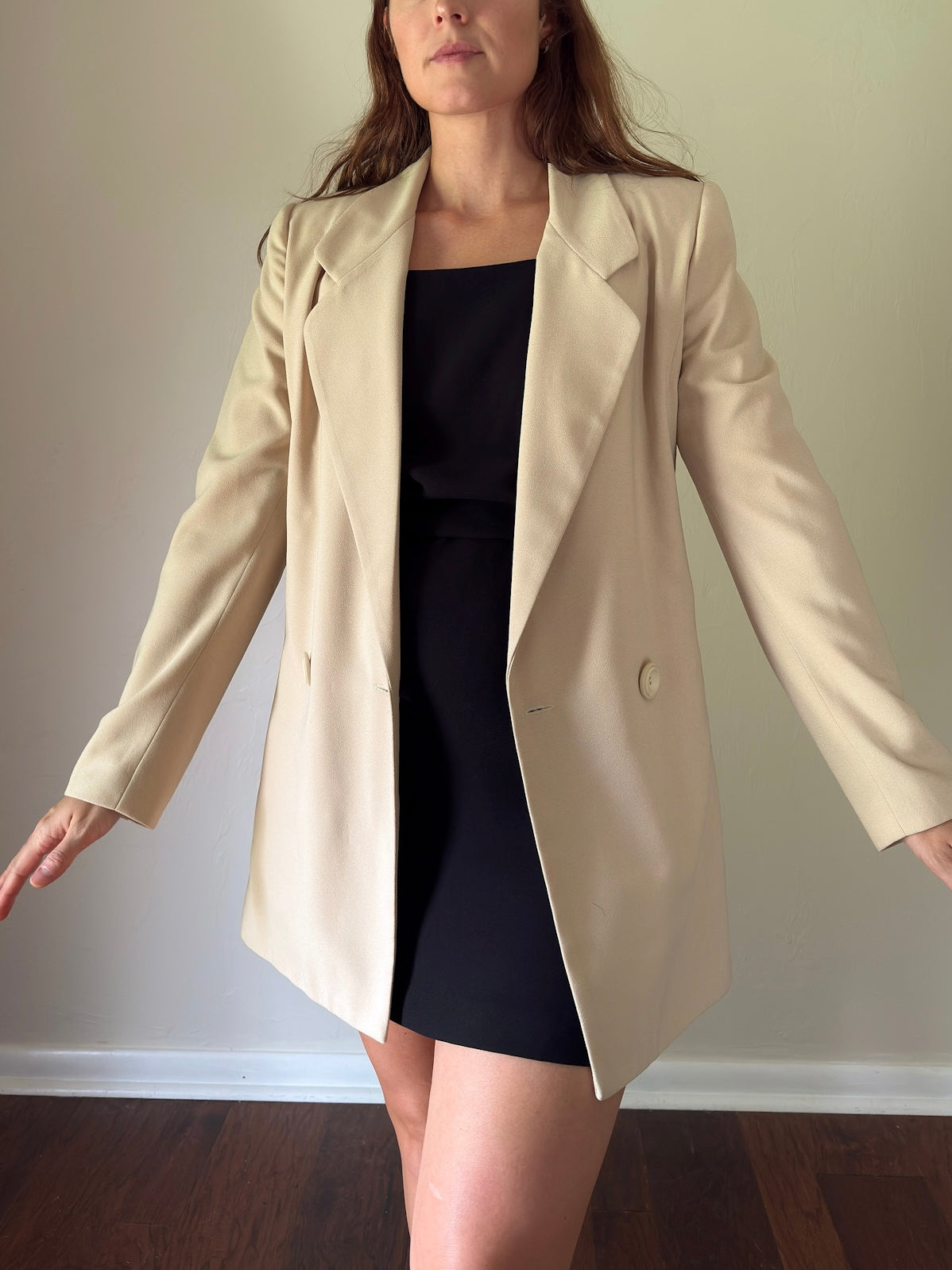 Lily & Taylor Double Button Blazer