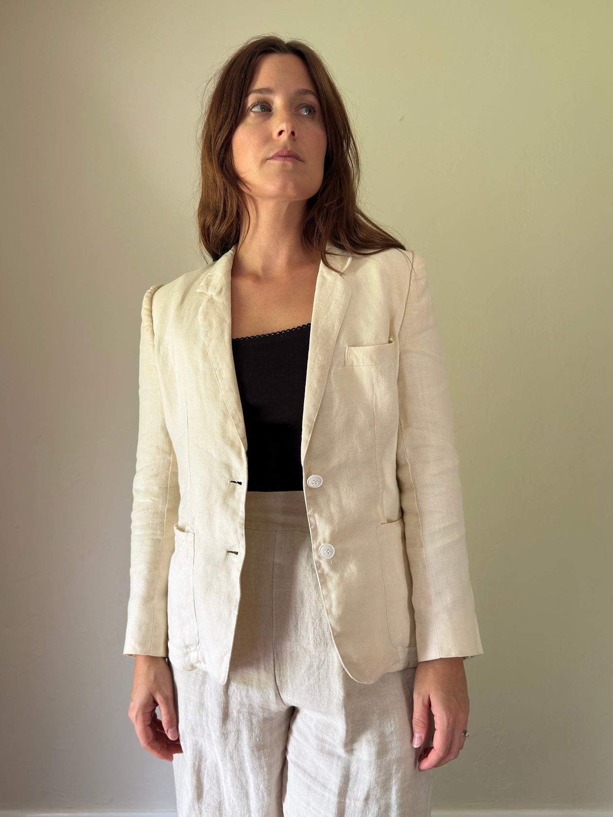 Vintage Italian Linen Blazer