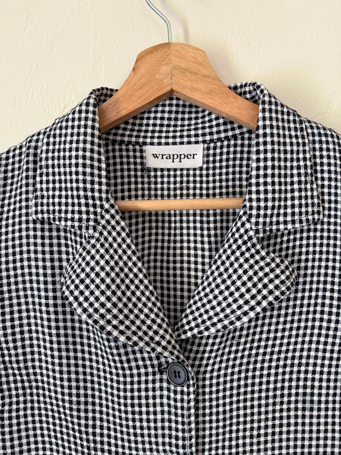 90s Gingham Tie Top