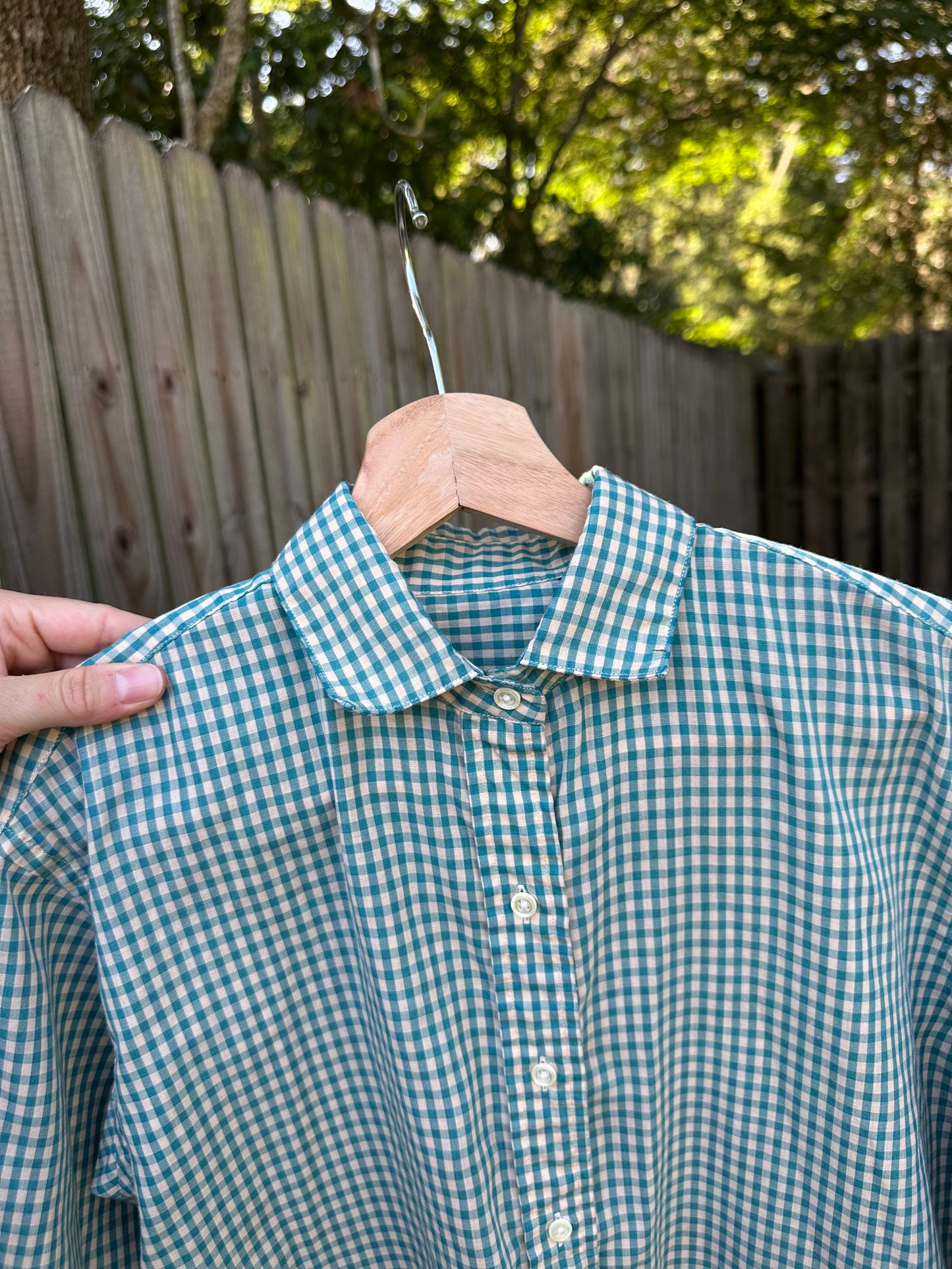 Vintage Gingham Blouse