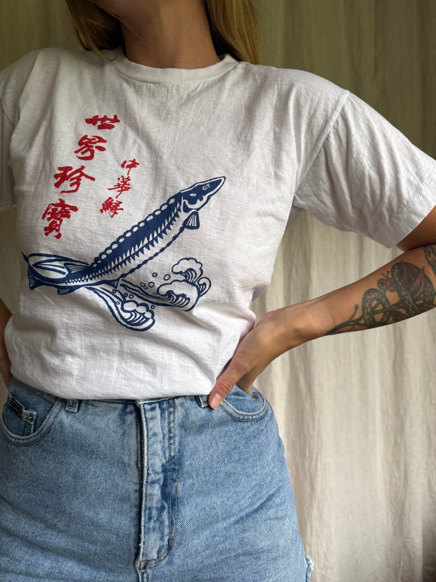 handmade screen print tee