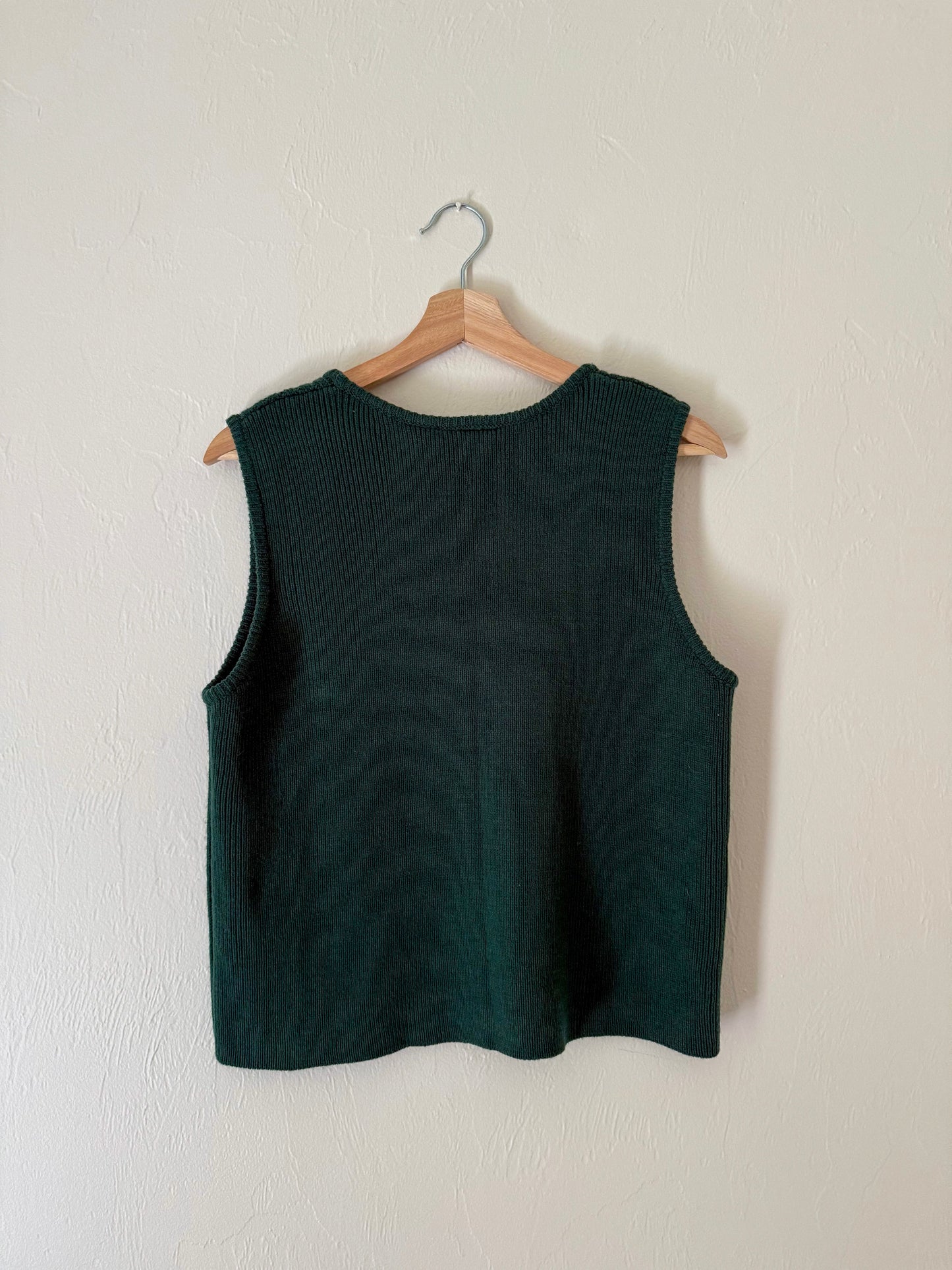 90s Ribbed Sweater Vest