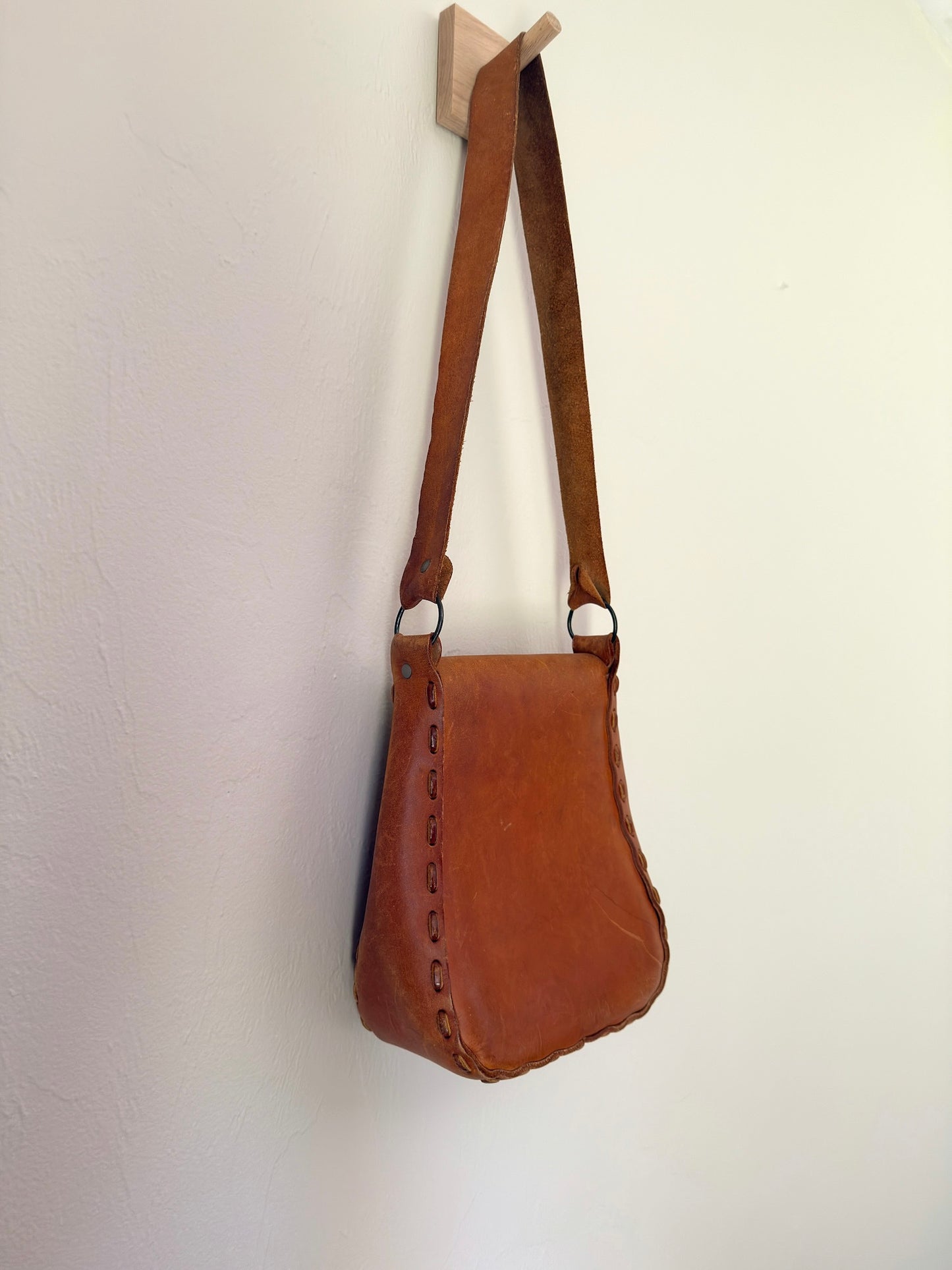 70s Tooled Leather Bag