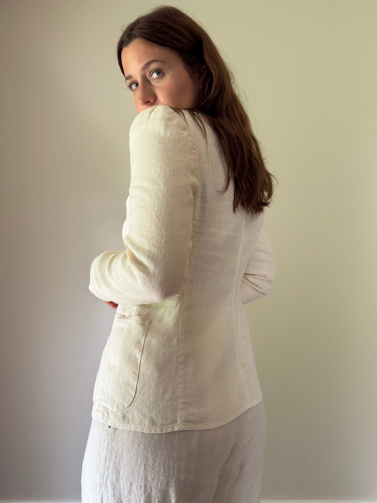 Vintage Italian Linen Blazer