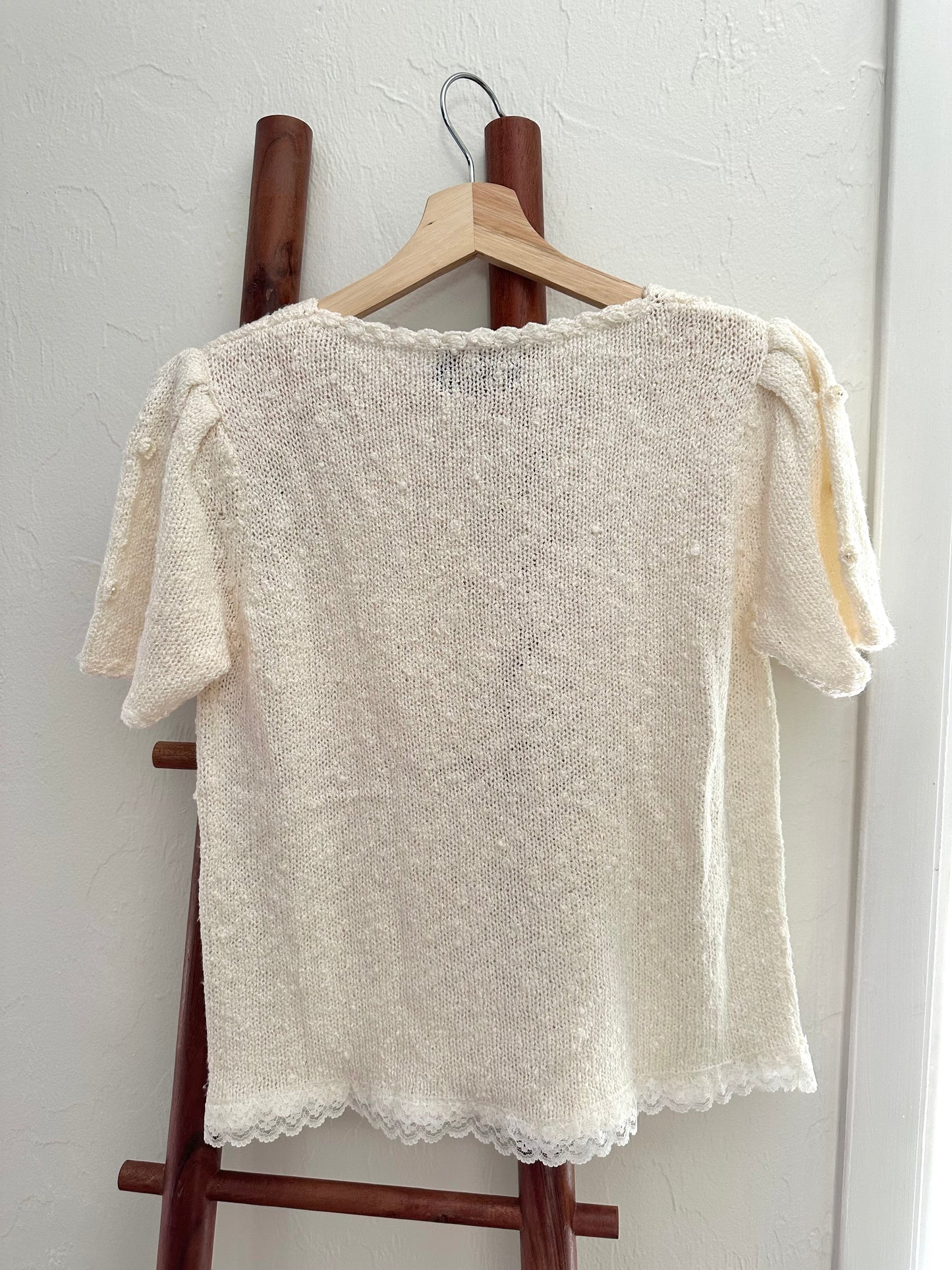 dainty Ivory sweater top