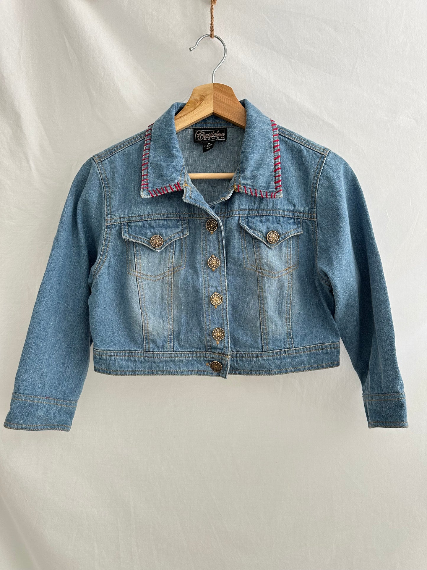 90s western cropped denim