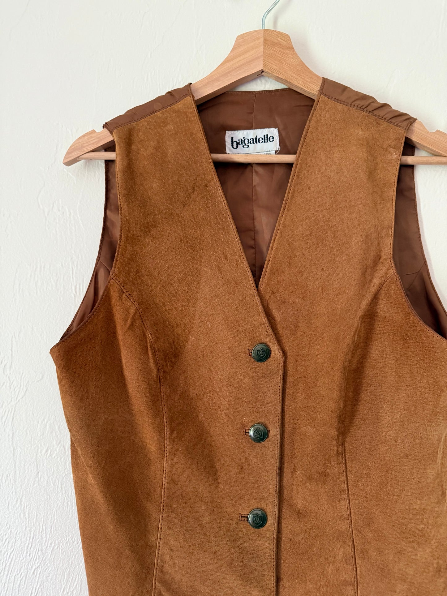 vintage leather vest