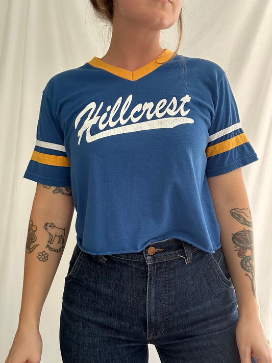 cropped 60s style tee