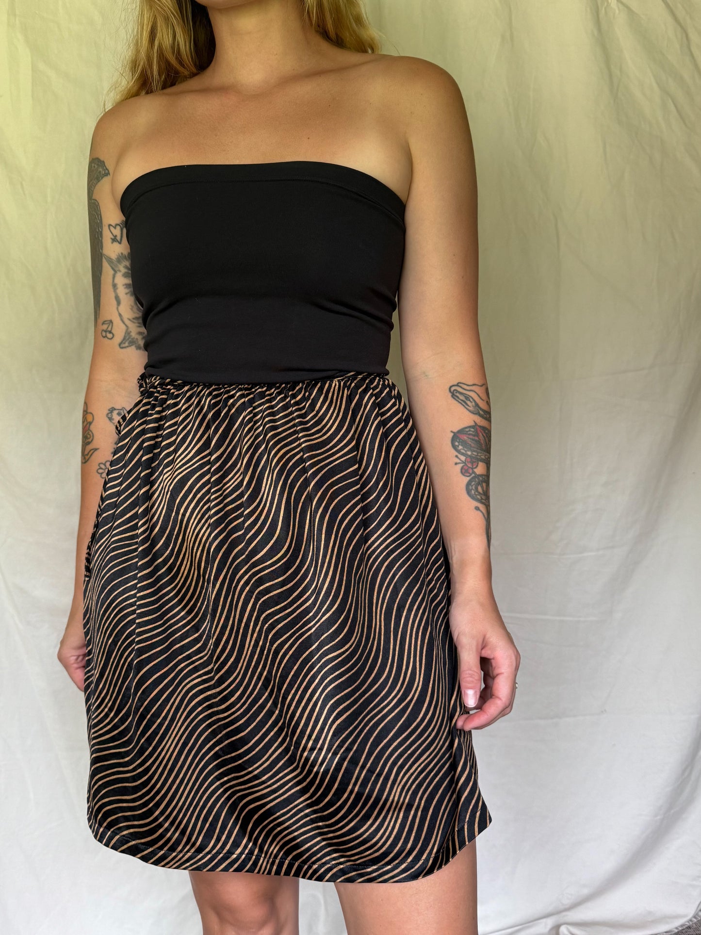 60s swirl suit cover up