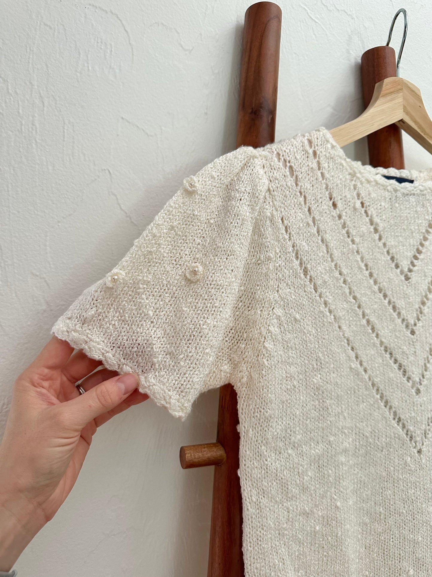 dainty Ivory sweater top