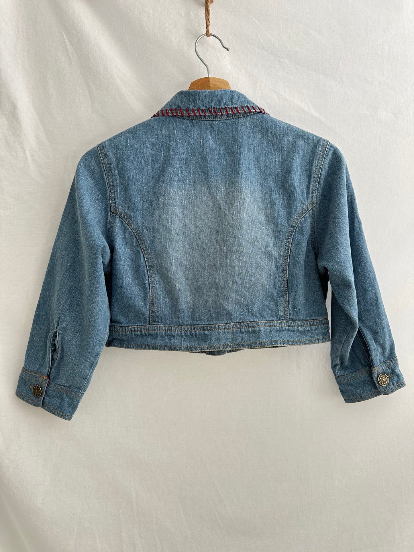 90s western cropped denim