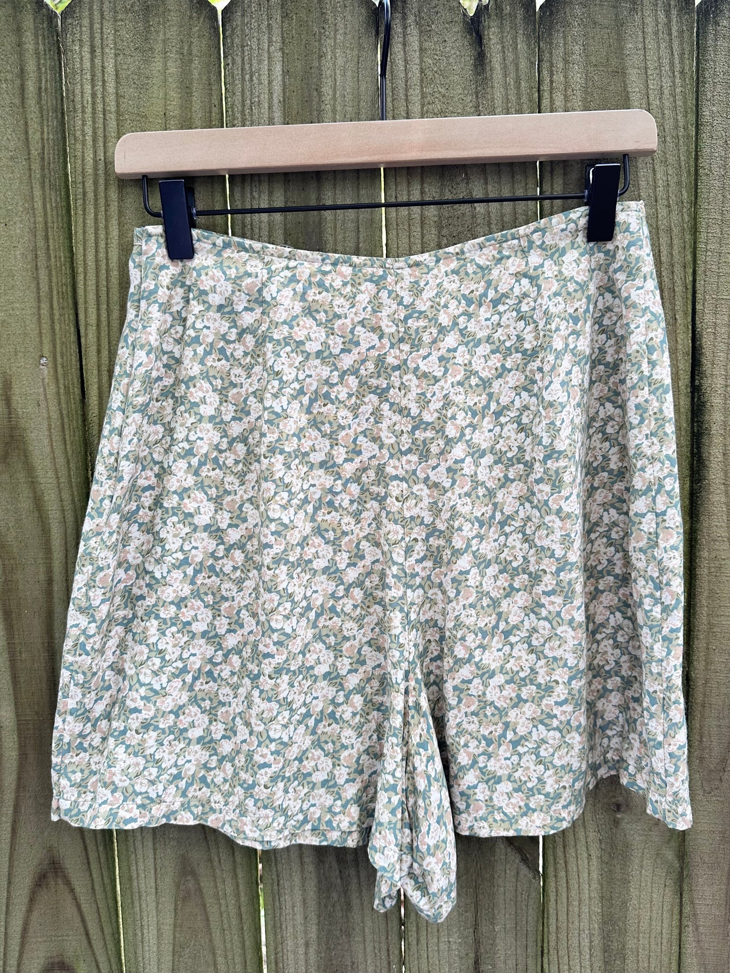 90s floral shorts