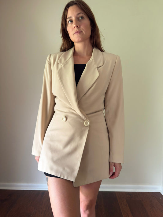 Lily & Taylor Double Button Blazer