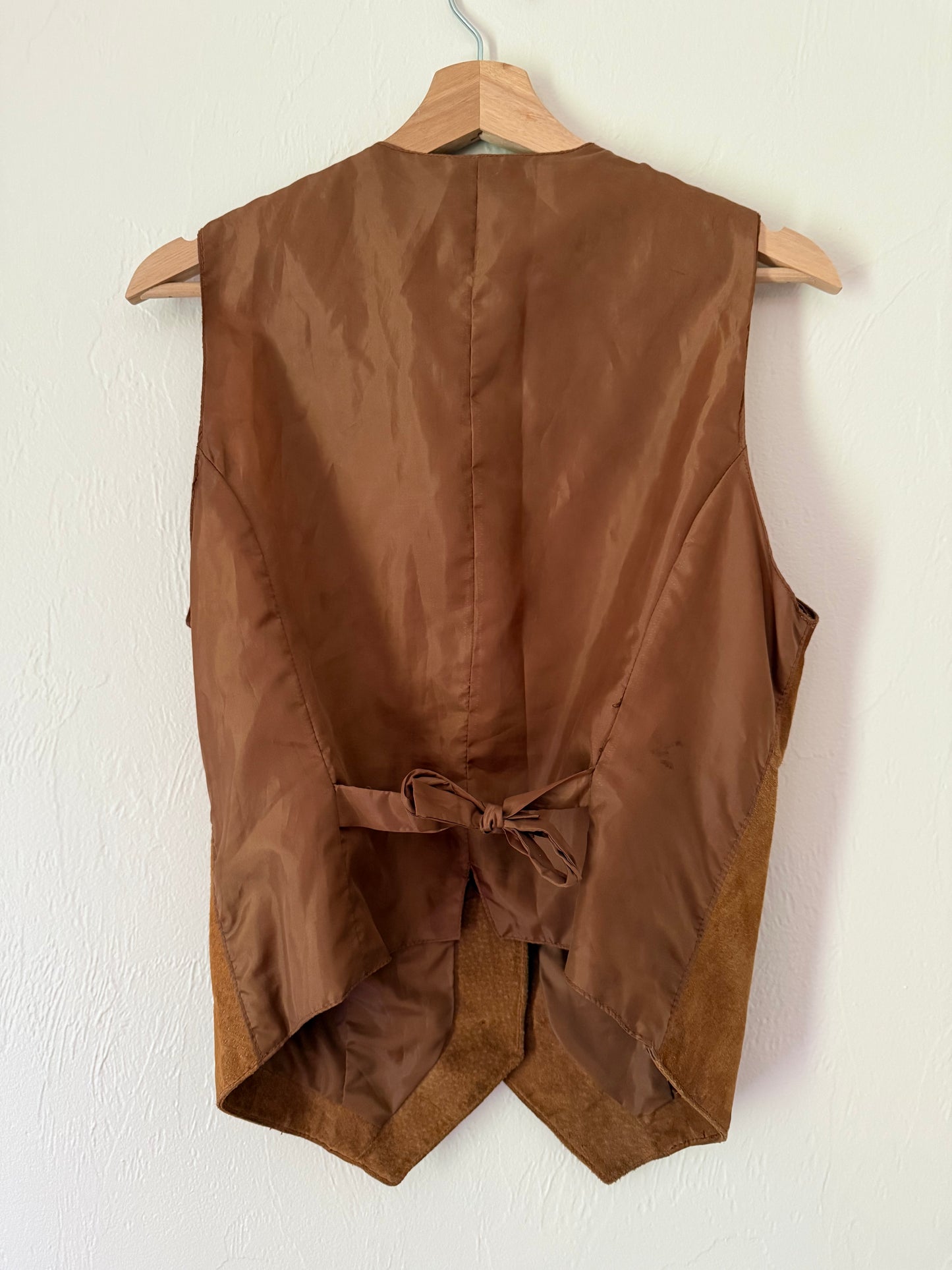 vintage leather vest
