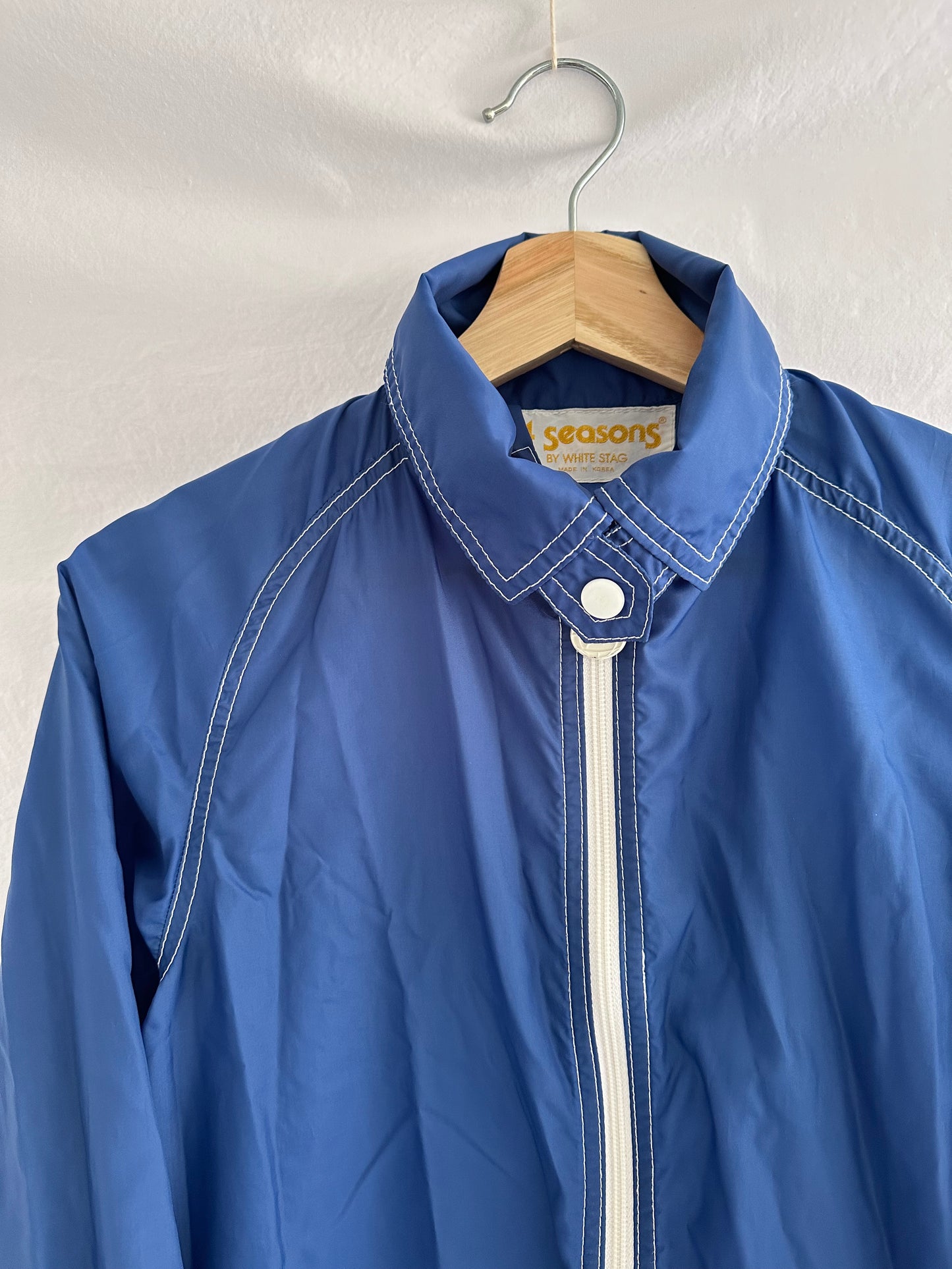 70s blue windbreaker