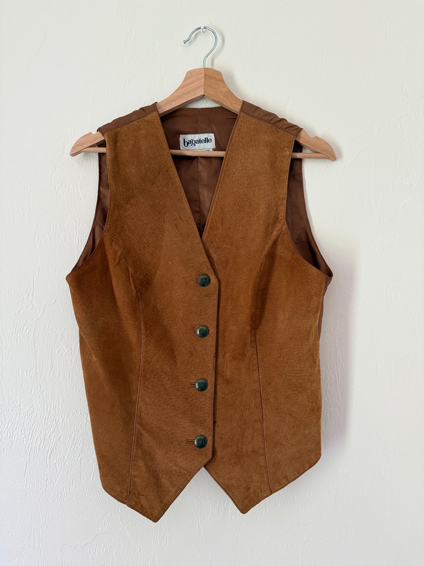 vintage leather vest