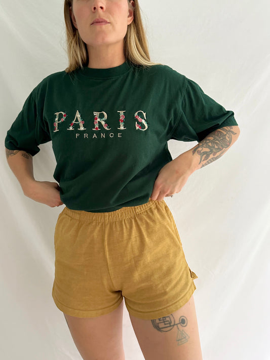 floral “Paris” tee