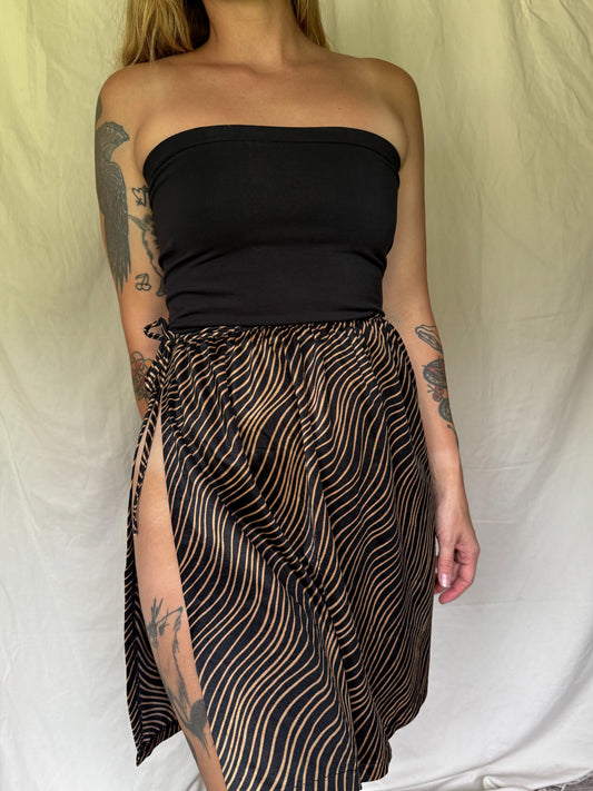 60s swirl suit cover up