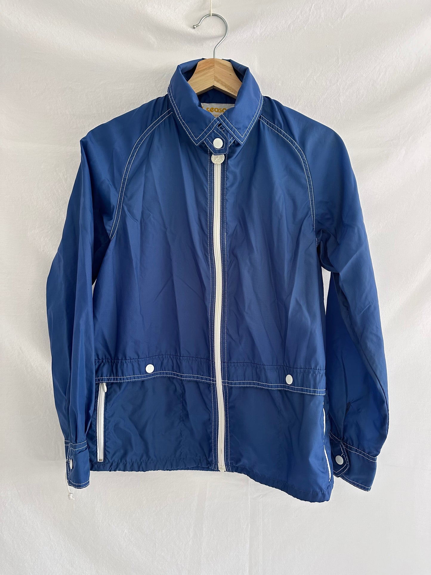 70s blue windbreaker