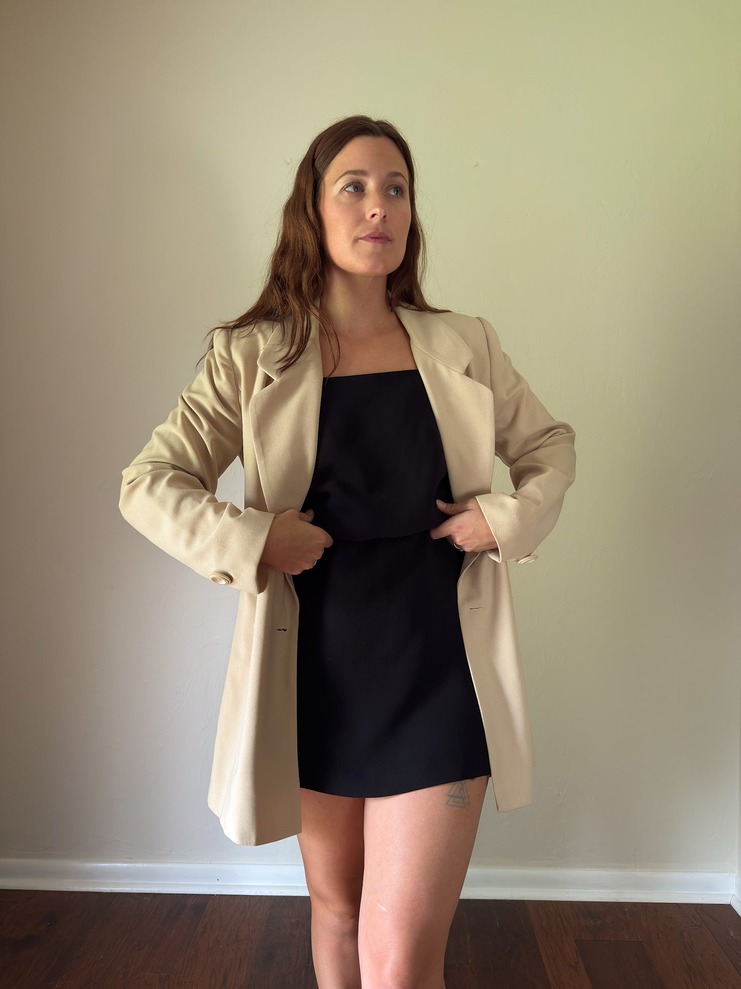 Lily & Taylor Double Button Blazer